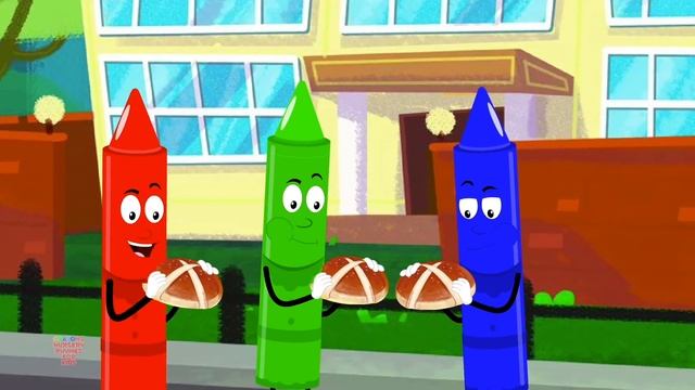 The Shapes Song | Learn Shapes | Crayons Nursery Rhymes | Kids Songs For Children смотреть онлайн