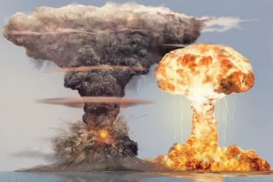 Кадры испытания «Царь-бомбы», 1961 год.