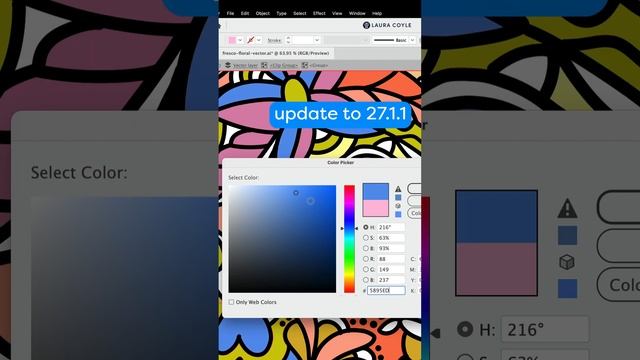 NEW Live Color Selection in Adobe Illustrator! смотреть онлайн