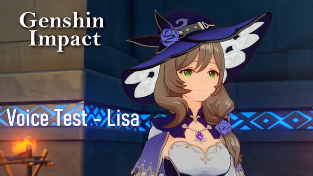 Genshin Impact - Lisa Voice Test [Fandub] смотреть онлайн