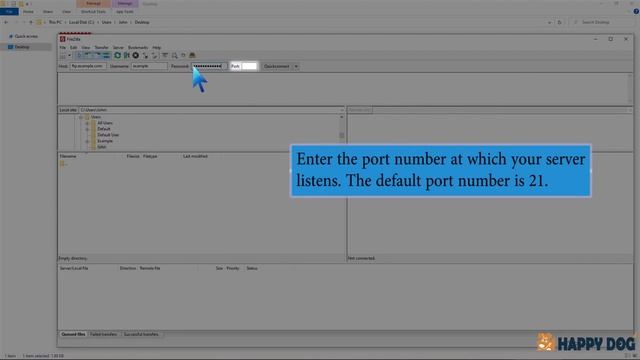 How to Access or Connect to Your FTP Account via the FileZilla FTP Happy Dog Web Hosting смотреть онлайн