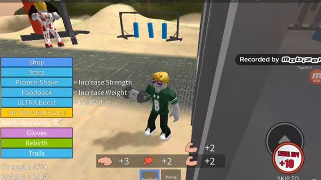 Симулятор качалка + бокс Roblox #1 смотреть онлайн