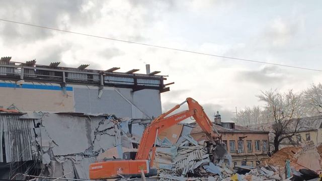 ТЦ Глобус. Финал истории. Окончательный снос. 31.10.2023 г. смотреть онлайн