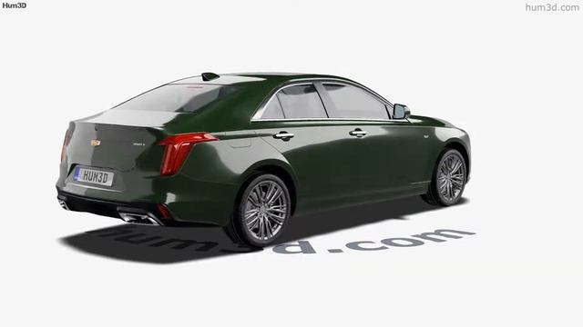 Cadillac CT4 2020 3D model by Hum3D.com смотреть онлайн