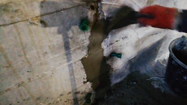 Инъектирование микроцемента. Ремонт трещин в бетоне. смотреть онлайн