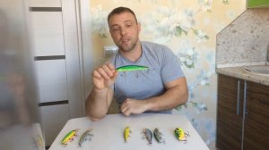 Самые уловистые воблеры на глубинах от 1,5 до 4 метров!Воблер TsuYoki DRAGA MR 130SP и др!