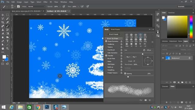 палитра кисти, кисть истории, палитра истории смотреть онлайн