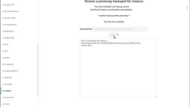 NextCloudPi how to restore your ncp instance смотреть онлайн