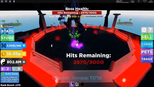 АДМИН ВЫПУСТИЛ ЧИТЫ В ОБНОВЛЕНИИ ЛЕГЕНДА НИНДЗЯ РОБЛОКС! NINJA LEGENDS ROBLOX смотреть онлайн