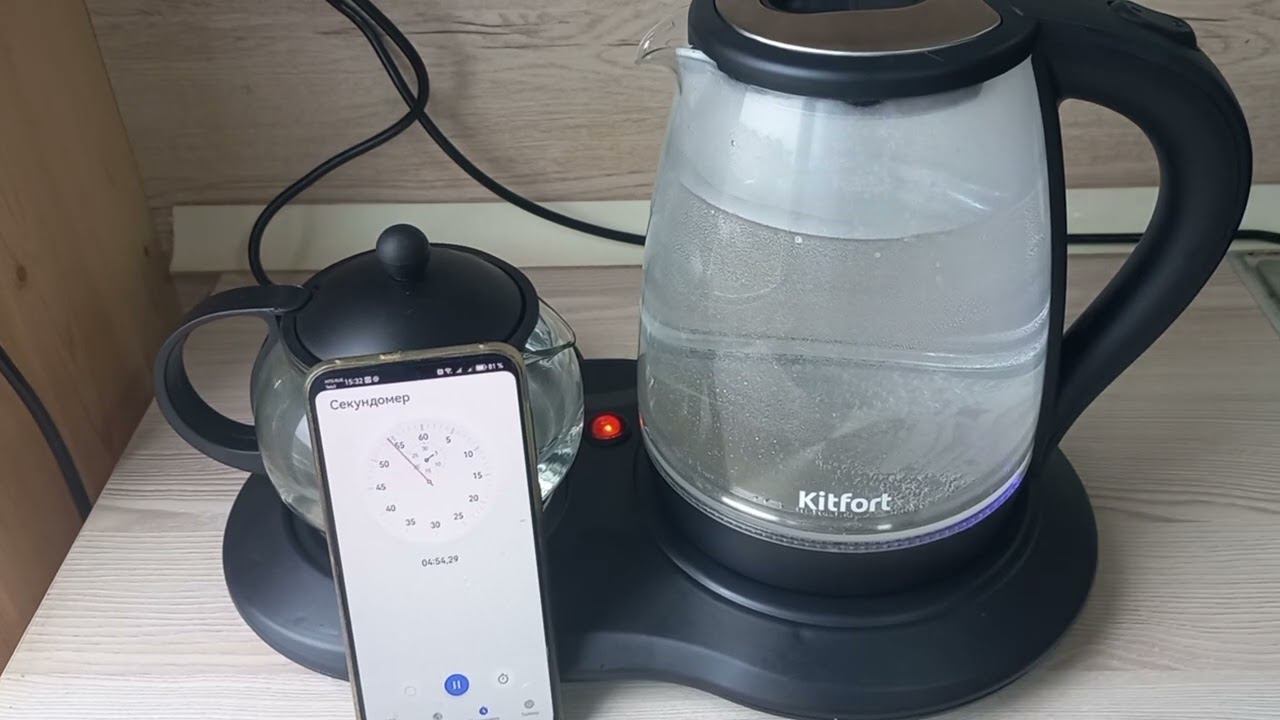 скорость закипания воды Kitfort КТ-6178 смотреть онлайн