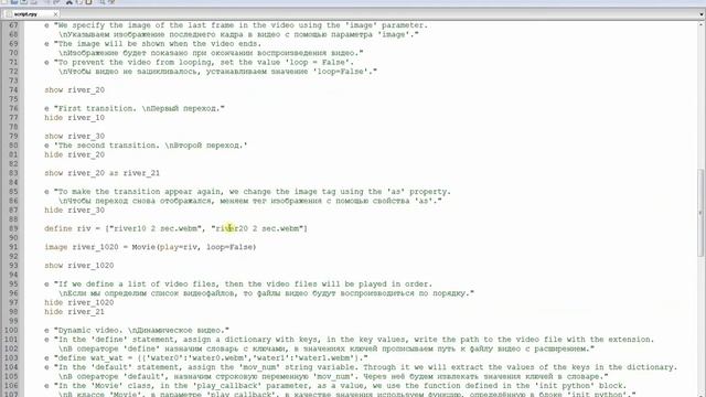 #renpy 20 Ren'py tutorials. Movie. смотреть онлайн