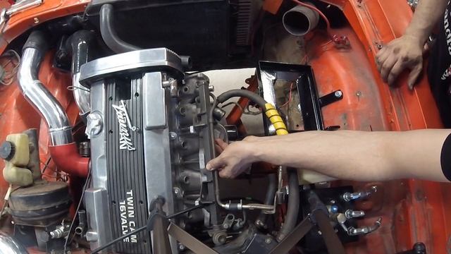 Ep.8. Paula's Sleeper Ford Taunus-73, Nissan turbo engine swap. CA18DET swap. смотреть онлайн
