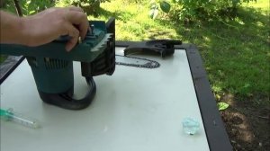 Не подается масло на цепь электропилы Makita. Простой ремонт своими руками