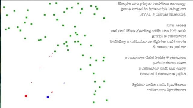 rts game - ( HTML5 Canvas ) - redvsblue смотреть онлайн