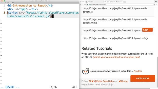 How to load React on a static webpage смотреть онлайн
