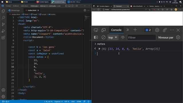Apprendre le JavaScript : Les variables смотреть онлайн