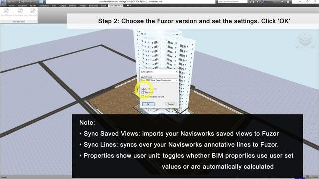 1 Export Navisworks Models to Fuzor смотреть онлайн
