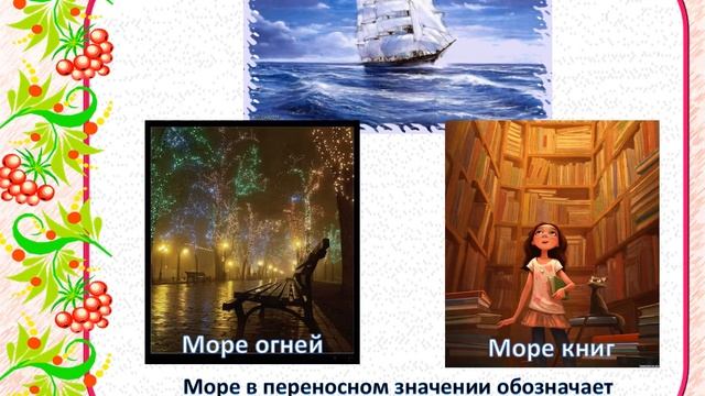 Урок 34 Однозначные и многозначные слова Прямое и переносное значение многозначных слов смотреть онлайн