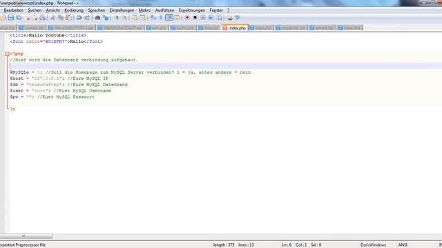 [TUTORIAL] Basic PHP Befehle! [HD] [GERMAN] смотреть онлайн