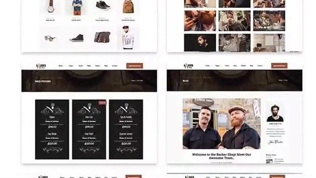 Wordpress Themes For Barber Shop Hair Dresser Salon смотреть онлайн
