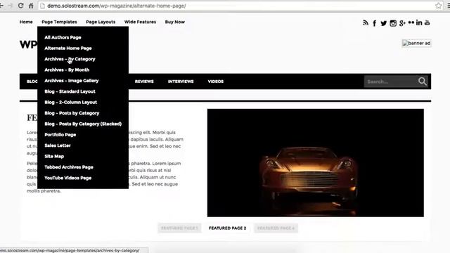 WP Magazine Theme for Online Journal Blogs by Solostream смотреть онлайн