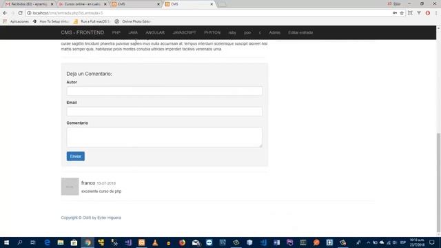 Desarrolla un Sistema de Control de Contenidos o CMS en PHP, POO, PDO y MySQL смотреть онлайн