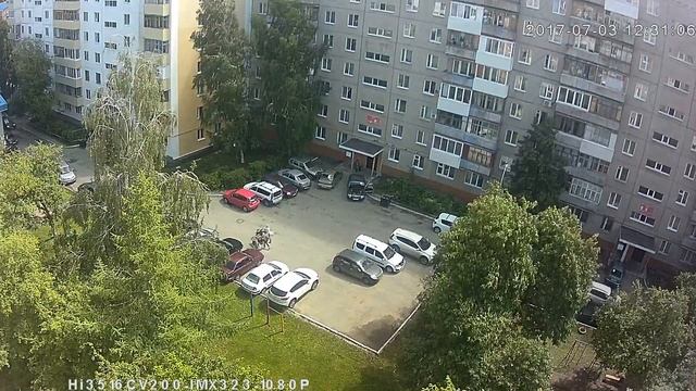 Дневная запись матрица Sony IMX 323 процессор Hi3516CV200 1080p смотреть онлайн