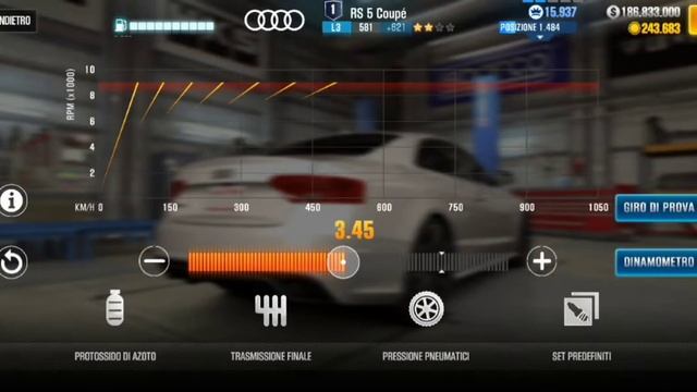 CSR2 Audi RS 5 Coupé (Non-Elite) Fastest Tune & Shift Pattern смотреть онлайн