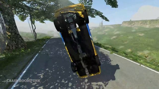 Satisfying Rollover Crashes #17 – BeamNG Drive | CrashBoomPunk