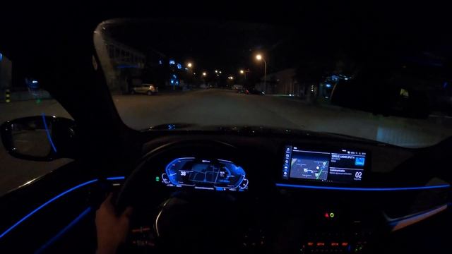 2021 BMW 530e XDRIVE TOURING PLUG-IN HYBRID NIGHT POV TEST DRIVE