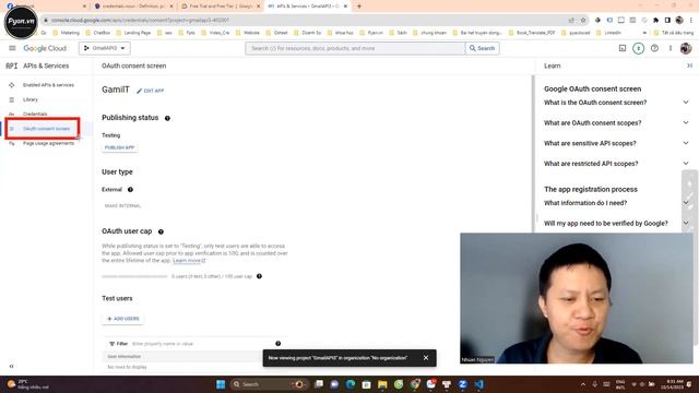 Tự động hóa gmail với Gmail API và ezgmail | python cho người mới смотреть онлайн