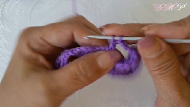 Образец узора крючком для палантина,шарфа.A sample of a crochet pattern for a stole, scarf. смотреть онлайн