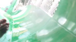 Аквапарк Питерлэнд. Зеленая горка.