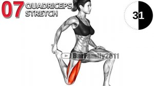 Упражнения на Растяжку Ног Подколенные сухожилия, Ягодицы, Икры, Бедра для гибкости и подвижности