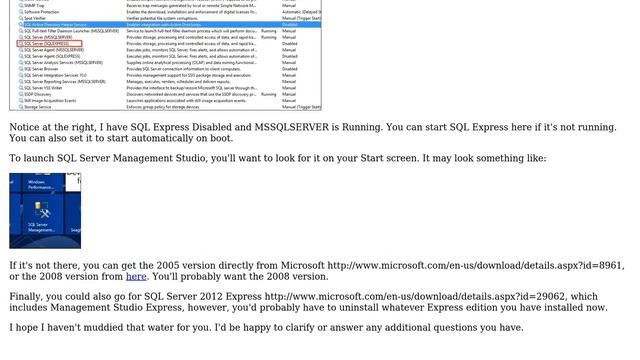 How to start/open SQL Server Express 2008 in Visual Studio? (2 Solutions!!) смотреть онлайн