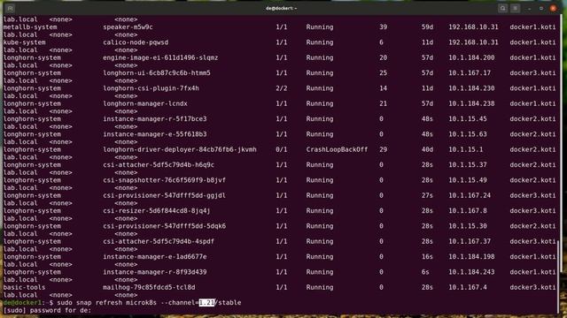 how to upgrade microk8s cluster смотреть онлайн