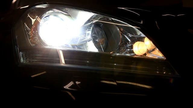 Замена адаптивного ксенона на Mercedes ML 500 с сохранением ситемы поворота линз смотреть онлайн