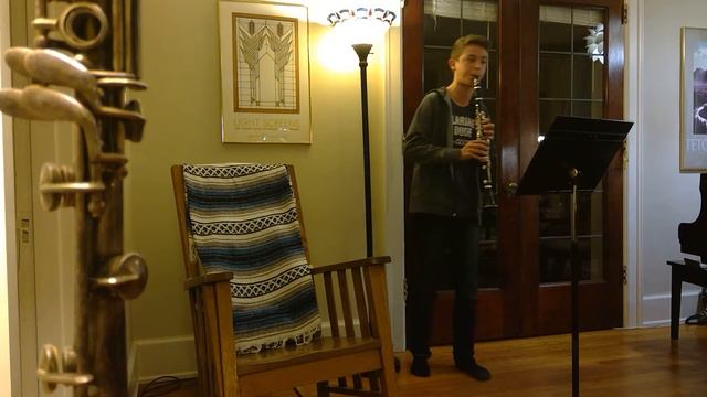Schumann Fantasy Pieces No. 1 on clarinet смотреть онлайн