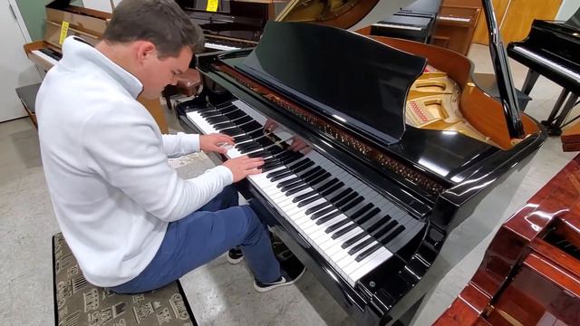 2001 August Hoffman Petite Grand Piano смотреть онлайн