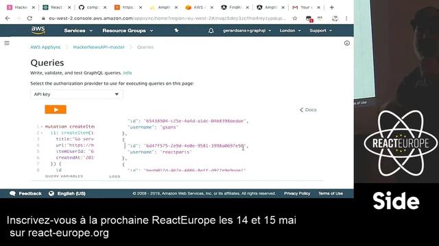 Serverless Hackernews clone powered by AWS Amplify and GraphQL (@gerardsans) @ReactjsParis смотреть онлайн