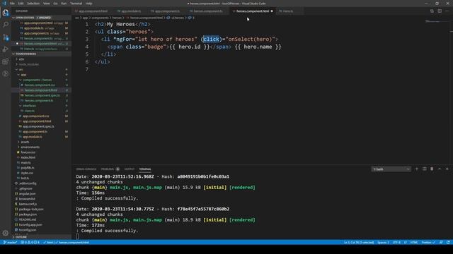 Angular Tutorial for Beginners | Directives and Event Binding смотреть онлайн