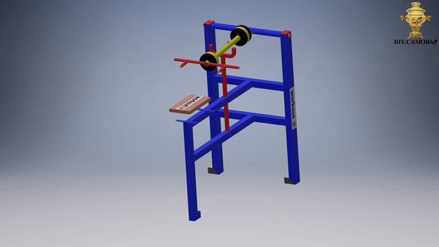 Тренажёр Street Barbell "ФС 20 "Штурвал"'. DIY "Самовар". смотреть онлайн