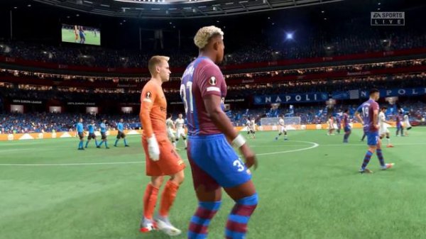 FIFA 22 - Barcelona Vs Napoli Ft. Aubameyang, Traore, Torres, | UEFA Europa League | Gameplay