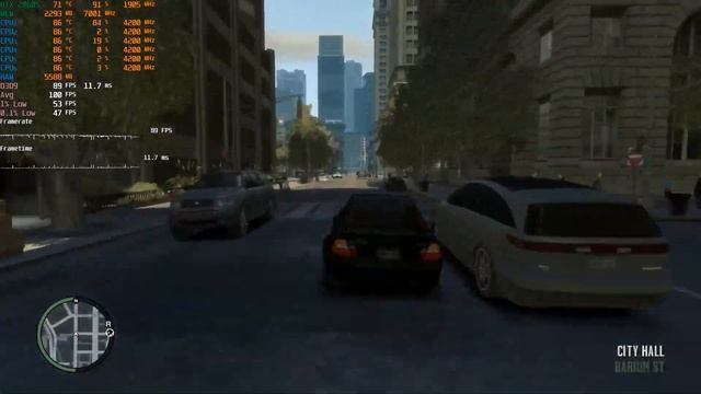 Grand Theft Auto IV RTX 2060 SUPER 1080p, 1440p, 4K смотреть онлайн