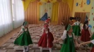Русский танец "Барыня" в детском саду