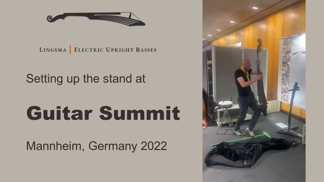 Guitar Summit Mannheim Germany 2022 - Setting up my stand смотреть онлайн