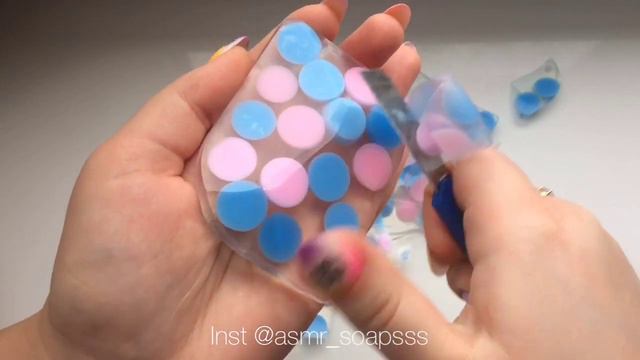 ASMR soap glycerin CUTTING / АСМР МЫЛО / режу красивое мыло ручной работы смотреть онлайн