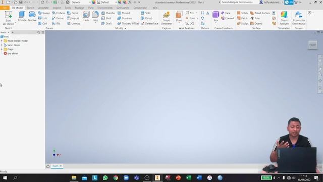 AUTODESK INVENTOR 2022 | BASIC PART #1 (PENGENALAN AWAL) смотреть онлайн