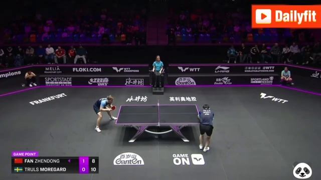 Tight Game! Fan Zhendong VS Truls Moregard| WTT Champions Frankfurt 2023| MS Highlight смотреть онлайн
