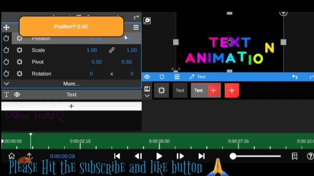 How to make Text Animation in Node app | Text Animation | Node Video Tutorial |Glowing Text Node | смотреть онлайн